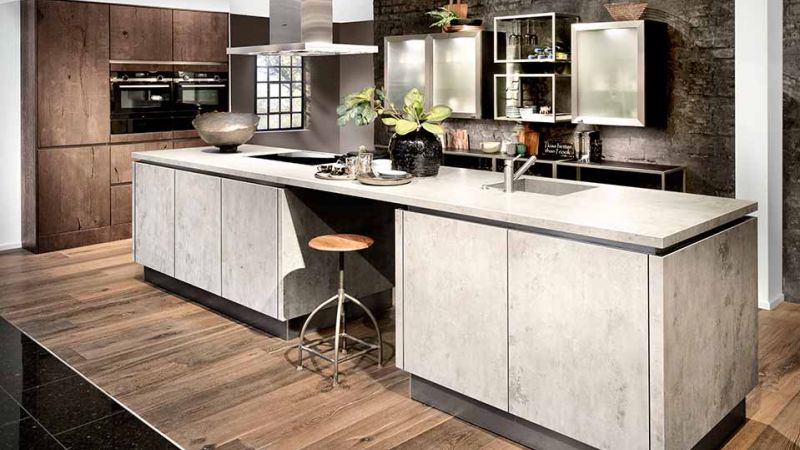 Küchenhaus Rash Heusenstamm - Küche Klassich Beton