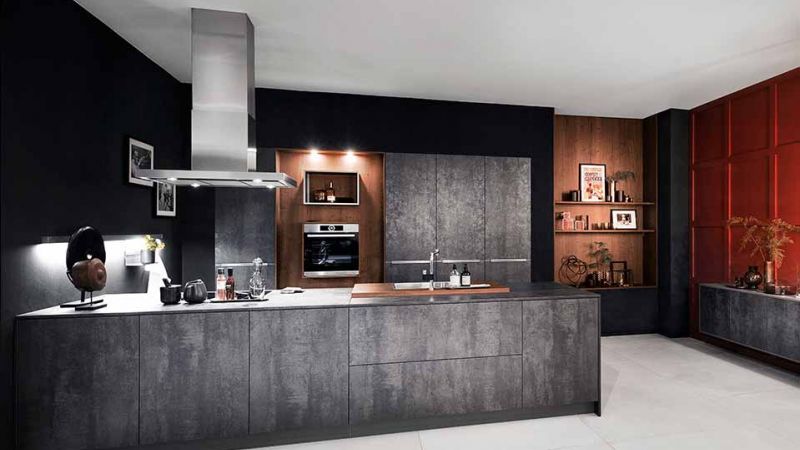 Küchenhaus Rash Heusenstamm - Küche Design AV8000 Iron Grey