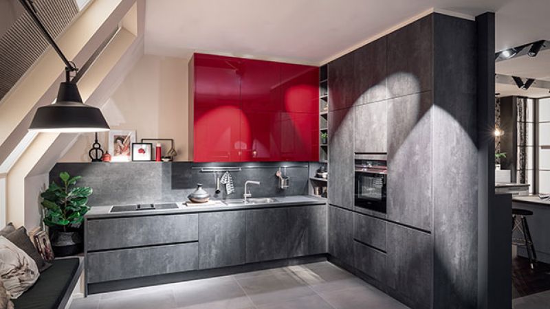 Küchenhaus Rash Heusenstamm - Grifflose Küche